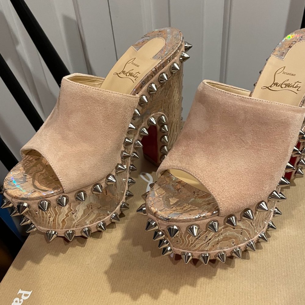 Christian Louboutin Tan Sandals